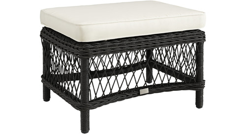 Artwood Marbella Ottoman Black Twist